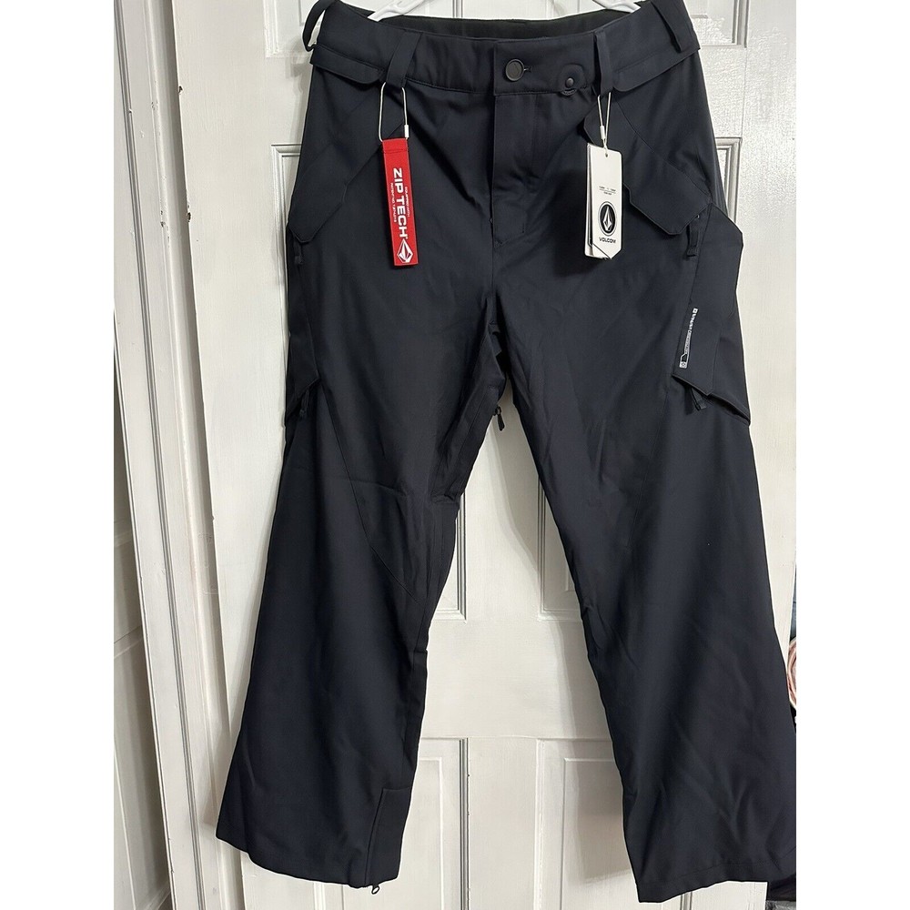 Volcom Men's SLC Snowboard Cargo Pant Size Small ,Black, NWT